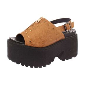 Sandalia Marr&oacute;n V&iacute;a Franca Art. 5s209b0076ccybrown